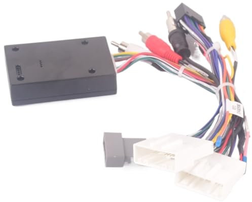 JCAKES Câble de câblage stéréo d'autoradio Android 16 Broches, for Nissan for Qashqai j11 x-Trail Tiida 2014 2015 2016