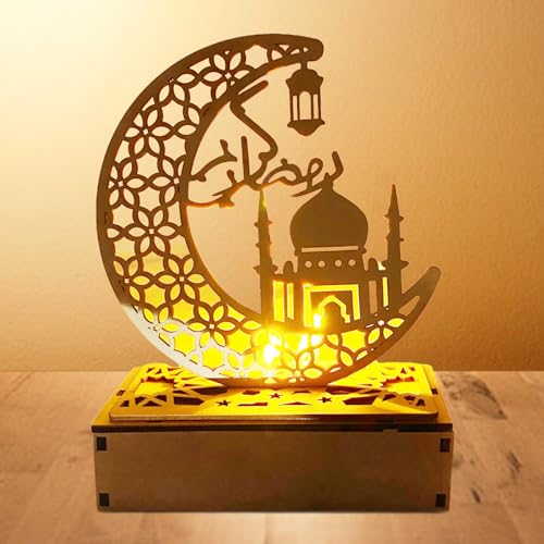 Mecctuck Ramadan Deko, Islamische Deko, Ramadan Deko Laterne, Ramadan Dekoration, Ramadan Geschenke, Ramadan Lampe, Ramadan Mubarak Dekoration, Ramadan Laterne für Schlafzimmer Tisch Deko Geschenke
