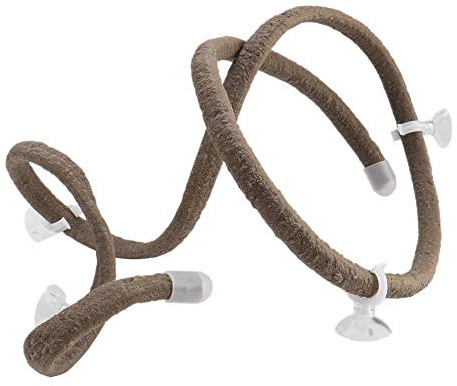 Yctze Branche d'escalade de Reptiles Artificiels Flexibles 4,92 Pieds Vigne de Jungle - Décor de Réservoir de Vivarium pour Serpents et Reptiles - Accessoires d'aménagement