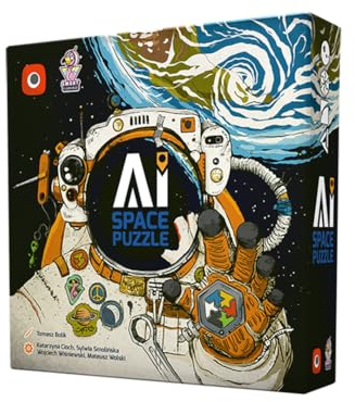 PORTAL GAMES Smart Flamingo | AI Space Puzzle | Cooperative Sci-Fi Board Game | AI-Driven Communication Puzzle | 2–5 Players | 30 Minutes | Ages 8+