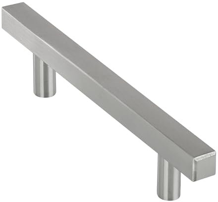 TMY 10 x Griffe für Küchenschränke Schrankgriffe Silber Möbelgriffe 96 mm | Küchengriffe Schubladengriffe Möbelgriff Küchenschrank Griffe Türgriffe Küche | Schrank Griff für Schranktüren