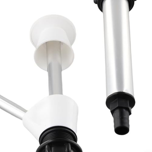 Einfache Installation Wasser Handpumpe für Camping Anhänger Waschbecken Wasserhahn Wohnmobil Effizient Selbstansaugend (Weiß)