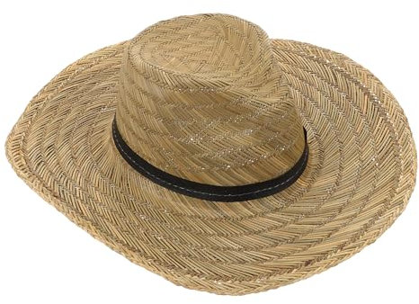 BESTYASH Chapeau De Soleil en Paille pour Homme Casquette UV À Large Bord Casquette De Plage pour Homme Chapeau en Paille Tissé