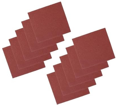 Papel de lija, discos de papel de lija, almohadillas, 10 piezas, 110 x 100 mm, almohadilla de papel de lija de grano 60-1000, herramientas de pulido abrasivas(1000)