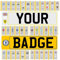 PREMIUM Pair/Front/Rear - ALL BADGES & BORDER COLOURS AVAILABLE - Automotive, Home or Outdoor