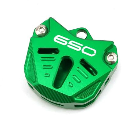 étui de Protection Moto Coque clé Pour Ka@&wasaki Z650 Z 650 Z650RS 2017-2023 2024 CNC Moto Clé Coque Porte-clés Porte-clés(Key cover Green)
