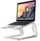 SEWACC Aluminum Alloy Laptop Stand Portable Ventilated Holder for Desktop Use Lightweight Design with Non Slip Pads for Stability Durable Cooling Bracket for Laptops