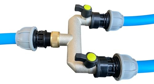 Mdpe Water Supply Pipe Compression Fittings with Metal Manifold/Splitter,Available for 20mm Or 25mm Pipe (20mm Straight)