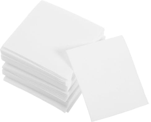 LIFKOME 50 Piezas Papel Aislante de Fibra Cerámica para Microondas Material Ignífugo para Proyectos Aislamiento Térmico Resistente Altas