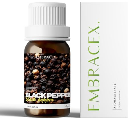 10 ml di olio essenziale (Pepe nero)