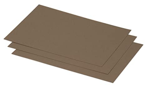 Clairefontaine 1679C Packung mit 25 Umschläge Pollen, 15,8 x 22,2 cm, 210g, Maulwurfsgrau