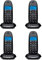 Motorola C1004L - Teléfono Inalámbrico Dect Cuarteto #3206
