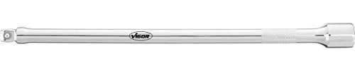 VIGOR Schwenkbare Verlängerung, V4316, 3/8″, 3/8″, 250 mm | Antrieb 3/8 Zoll (10 mm) Vierkant hohl, Abtrieb 3/8 Zoll (10 mm) Vierkant massiv, Länge l2 250 mm, 192 g, Antrieb 3/8″, 3/8″
