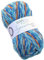 WYS Bluefaced Leicester Wolle Signature 4ply Sock Yarn 844 - Kingfisher, 100g Wolle, Sockenwolle musterbildend mit Blue Faced Leicester Wool