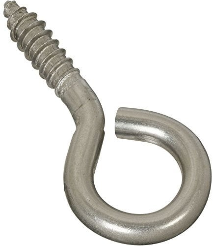 National Hardware N220-459 2016BC Screw Eye in Stainless Steel,#2, 2-5/8