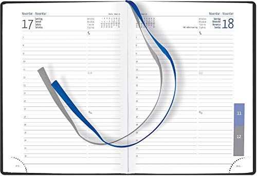 GÜSS Buchkalender, DIN A5, 1 Tag = 1 Seite, Register