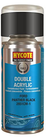 Hycote Doppel-Acryl-Aerosol-Autosprayfarbe, Ford – Panther Black, 150 ml