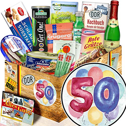 50. Geburtstag / 50ter Geburtstag Geschenke/Spezialitäten Geschenk