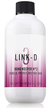 Elgon LINK-D BOND KEEPER N.3, 250 ml Innovative Professionelle Haarbehandlung Schafft Neue Disulfidbrücken und Schützt die Haarfasern Spendet Feuchtigkeit und Nährt das Haar