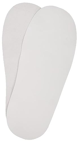 1 Paar Rindfutterleder Leder Decksohle für Barfuß Schuhe Huarache Sandalen - sehr weich und anschmiegsam - gut zu verkleben und zuzuschneiden