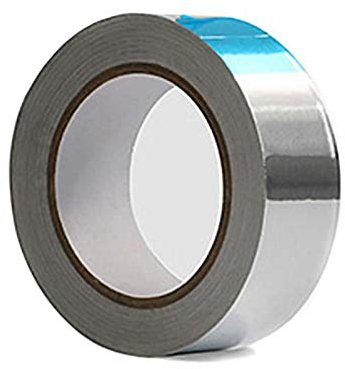 SENRISE Aluminium folien band, 80mm x 20m Aluminiumfolien-Klebeband rollen für HVAC-Reparatur, Kanäle, Isolierung, Trockner, Schmuck herstellung und Handwerk