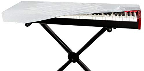 OnStage 61-Key Keyboard Dust Cover, White (KDA7061W)