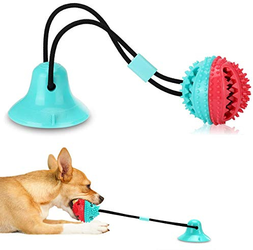 ALLRIER Dog Toys to Keep Them Busy for Boredom,Interactive Dog Toys Tug of War, Mentally Stimulating Toys for Dog, Puppy Teething Puzzle Treat Food Dispensing Ball Toy for Small Medium Dogs
