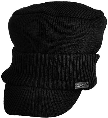 CMP Herren Berretto Con Visiera Mütze, Schwarz, Einheitsgröße