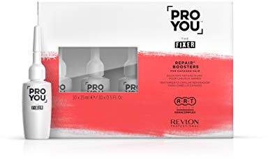 Revlon Professional ProYou Boosters Tratamiento Reparador para Cabello Dañado en Ampollas Sin Aclarado, 10x15 ml, Gama Reparadora The Fixer