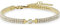 JETTE Damen-Armband 925er Silber 123 Zirkonia One Size, Gelbgold 32017440