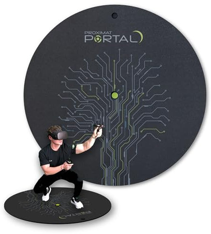 ProxiMat VR Mat - ® Metaverse Portal 42 - X-Large Mat for Virtual Reality - Play with Both Feet on The Mat