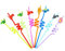 Pailles Bouclées,8 PCS Pailles de Dinosaure Coloré Plastique Pailles à Boire en Spirale de Fête pour Les Fêtes d'anniversaire des Enfants Décorations de Table de Fête de Famille