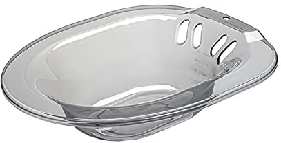 Amagogo WC-Sitzbad 2000 ml mit Flusher Hip Basin Bidet Vermeiden Sie das Hocken von Toilettenwannen-Abflusslöchern Aufhängbares Dampfsitz-Hüftbad für, GRAU