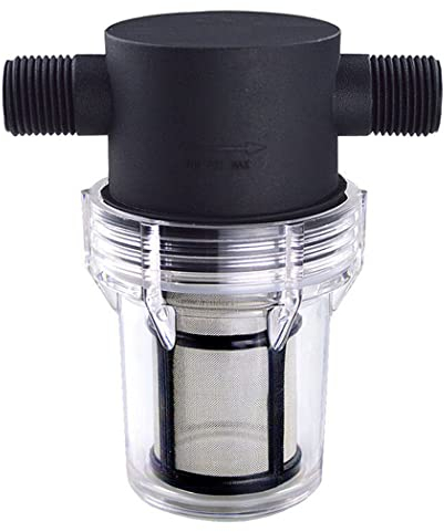 DAZZLEEX Filtre en acier inoxydable 1/2 pour irrigation de jardin