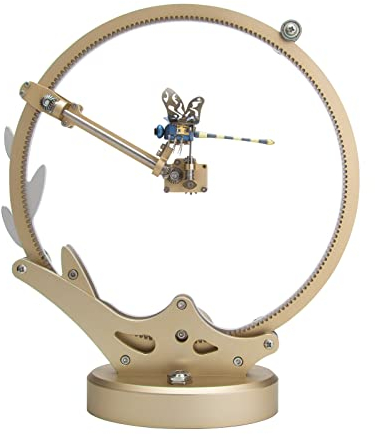 Amecon 3D Metall Puzzles Libelle Insekt Kit für Erwachsene, 100 Teile 3D Metal Mechanical Puzzle Mechanische Montage Modell, Weihnachten 2023 Puzzle Geschenk Ornamente