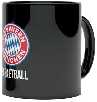 FC Bayern München Basketball Tasse Logo I Schwarz I 0,3l I Fußball