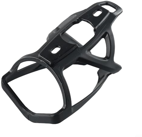 Porte-bouteille d'eau réglable avec trous de vis pour vélo, léger et durable (noir)