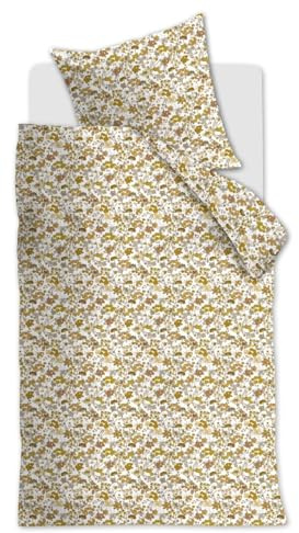 Beddinghouse Tess bettwäsche-Set 2 TLG. - 155x220 - Ocker - Andere Qualitäten - mit Reißverschluss