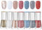 DMQ Pastel Nail Polish Set: 7PC Quick Dry, Long Lasting Nail Varnish Kit - Non-Toxic Water Based Holographic Gel - UV-Free, DIY Nail Art 8ML