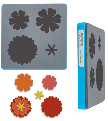 SUPERDANT Blumen Leder Stanzwerkzeug Schneidwerkzeug Blumen Holzschneidwerkzeug Leder Stanzformen DIY Schneidwerkzeug Kunsthandwerk Werkzeug Kunstlederform Brosche Kopfschmuck Schlüsselanhänger