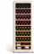 CREATE/WINECOOLER RETRO XXL/Elektrischer Weinkühler für 12 Flaschen, Cremeweiß/Retro-Vintage-Design, 208L,0,7cl Flaschen