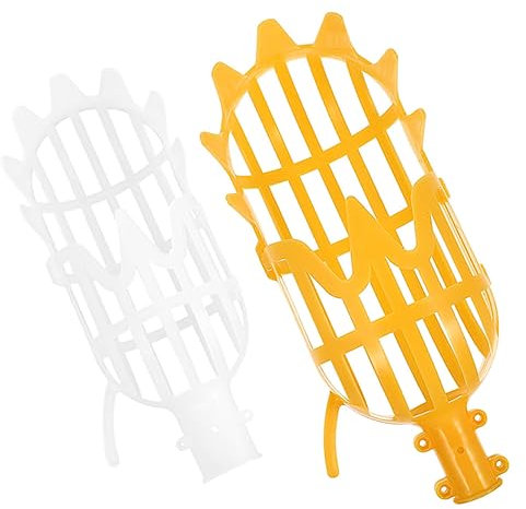 INOOMP 2pcs Fruit Picker Tools Peaches Cherry Pitter Pickle Picker Picking Pad Pecan Grabber Bumble Reach Grape Fruit Picking Scooper Blueberry Picker Tool Pickers Gadget Nut Gatherer Pp