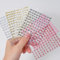 Bow Tie Nail Stickers,12 Sheets Bow Nail Art Stickers Self-Adhesive,Gold Silver Black Pink Red Nail Supplies Decorations for Nail Art Design Accessories