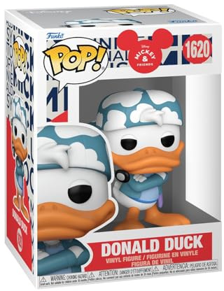 Funko POP! Disney: Mickey & Friends - Donald Duck | Official Cartoon/Animation Merch - Collectable Vinyl Figurine for Shelf Display - Birthday Gift Idea for Fans and Collectors