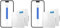 Meross Interrupteur Volet Roulant Connecté (FIL NEUTRE REQUIS), Lot de 4 Interrupteur de Rideau Compatible avec Alexa et Google Home, Contrôle de Pourcentage, Commande Vocale et Contrôle à Distance
