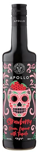Apollo Strawberry Cream Liqueur With Tequila and double cream 50cl,15% ABV