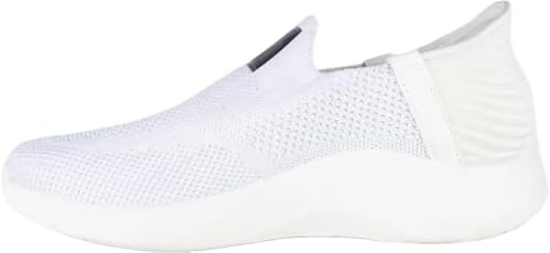 WORKTEAM Zapatillas Sin Cordones Ergonómico, Antideslizante, Tejido Transpirable, Ideal para Trabajo, Limpieza, Sanidad, Hostelería. Suela PU Bicolor, Fáciles De Poner. Unisex