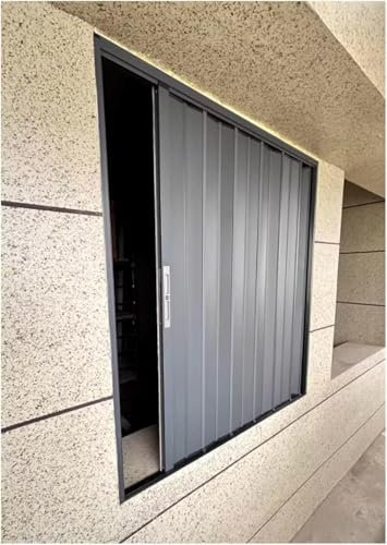 GLFNB Schiebetür für Schrank, Falttüren, Aluminium-Schiebetür für Küche, Speisekammer, Schrank, Schlafzimmer, Schiebetür-Trennwand (66 x 101 cm)