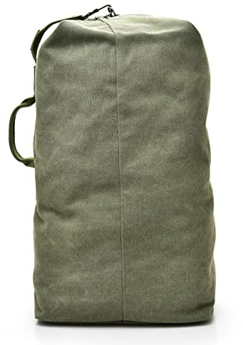 FANDARE Bolso de Viaje Bandolera Grande de Lona, Bolso Tipo Bucket Estilo Retro para Viajar, Deporte y Trabajo, Diseño Minimalista y Versátil para Hombre y Mujer