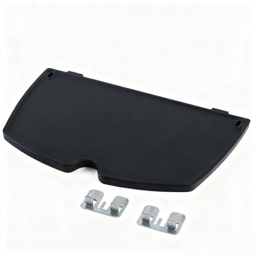 6558 Gusseisen Grillplatte Ersatzteile für Weber Q Gasgrills für Weber Q100 Q120 Q140 Q1000 Q1200 Q1400 Series Gasgrills, 32 x 22cm Griddle für Baby Q Series Plancha Bretpfane Zubehör